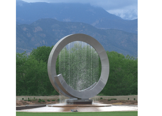 250cm Height Outdoor Decoration 316 Stainless Steel Water Feature & Fountain