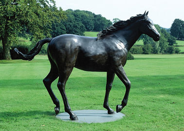 Chiny Duża Brązowa Rzeźba Konia, Brązowe Posągi Na Zewnątrz Konia Antyczne Wzory dostawca