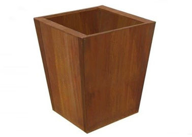 Chiny Outdoor Indoor Nice Planter Corten, Square Tapered Planter Multi Function dostawca