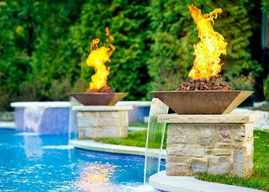 Chiny Funkcja Garden Fire Pit Water Combo, Fire Pit i Water Feature 2,5 mm Thicknes dostawca