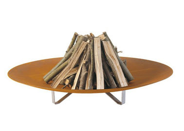 Chiny Spawanie Craft Contemporary Wood Burning Fire Pit Garden Design 100cm Dia dostawca