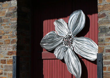 Chiny Szczotkowane wykończenie metalowa rzeźba sztuka kwiat rzeźby do dekoracji publicznej dostawca
