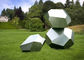 Rzeźby ogrodowe ze stali nierdzewnej Piaskowanie Dekoracje kwadratowe dostawca