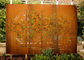 Dostosowane do ściany Corten Steel Metal Tree Wall Art Rzeźba do dekoracji ogrodu dostawca