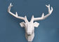 Metal Animal Painted Deer Stainless Steel Deer Wall Art Sculpture