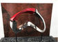 Mirror Polished And Red Painted 50cm Stainless Steel Abstract Sculpture