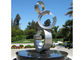 Contemporary Stainless Steel Sculpture Garden Stainless Steel Water Fountain