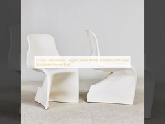 Klasyczna dekoracja duży ogród Metal brązowy krajobraz rzeźba kwiatowa