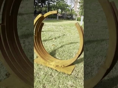 Producent Rzeźba ze Stali Odpornej na Warunki Atmosferyczne Krajobraz Metalowa Rzeźba ze Stali Corten do Dekoracji Ogrodu