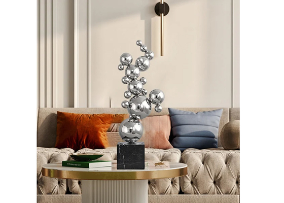 Dobra cena. Polerowane kulki ze stali nierdzewnej rzeźba do ogrodu lub dekoracji domu w Internecie