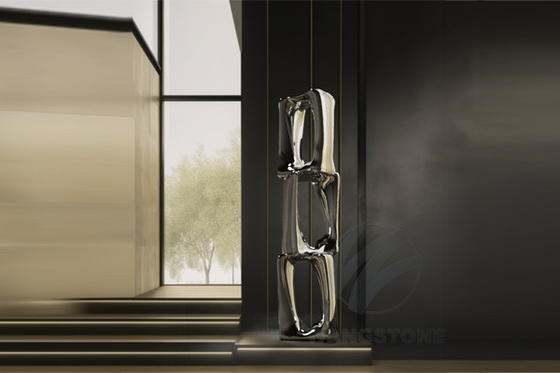 Dobra cena. Sztuki nowoczesnej abstrakcyjny ze stali nierdzewnej zewnętrzna rzeźba metalowa lustro polerowane w Internecie