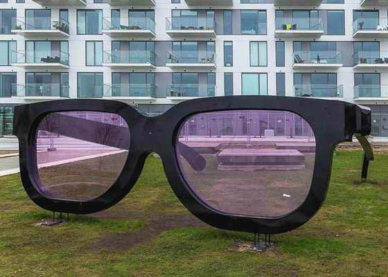 Dobra cena. Publiczne duże malowane rzeźby metalowe sztuka szkła ze stali nierdzewnej rzeźba w Internecie