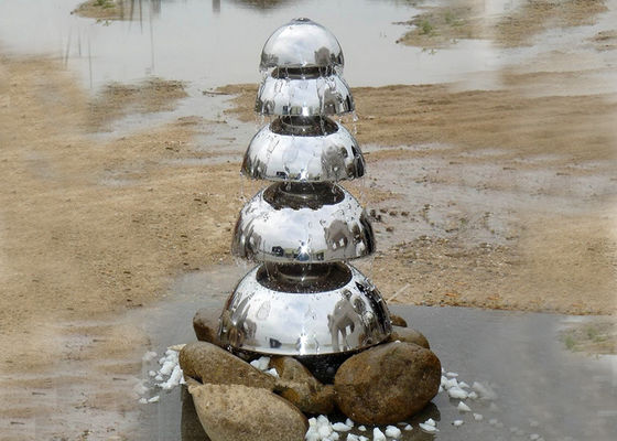 Dobra cena. Cecha wody ze stali nierdzewnej polerowanej lustrem Pięć półokrągłych wzorów w Internecie