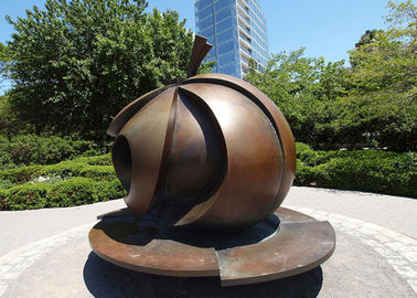 Dobra cena. Modern Art Art Decoration Brązowy Rzeźba Apple Duży rozmiar Antykorozyjny w Internecie