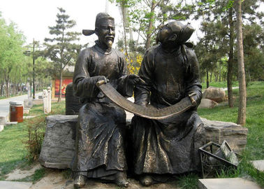 Dobra cena. Chinese Life Size Ancient Poet Bronze Garden Sculptures OEM / ODM Witamy 150cm w Internecie