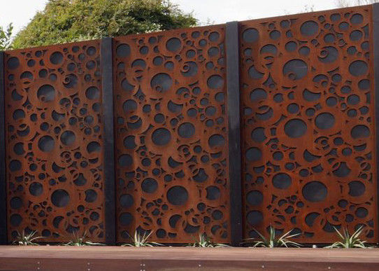 Dobra cena. Rusty Finish Large Outdoor Metal Wall Sculpture OEM / ODM Dopuszczalne w Internecie