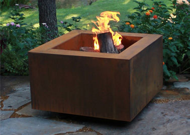 Dobra cena. Palenisko z paleniskiem metalowym o kwadratowym wyglądzie, prosta konstrukcja Square Fire Fire Pit w Internecie
