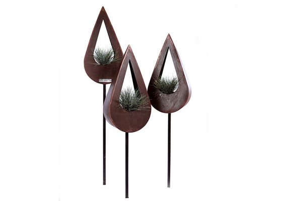 Dobra cena. Contemporary Corten Metal Planters, Corten Steel Trough Planter Atrakcyjny wygląd w Internecie