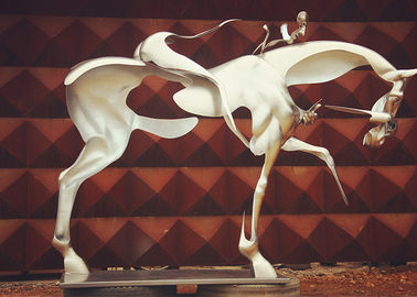 Spectacular Incomplete Horseman Outdoor Metal Sculpture Technika Kucie