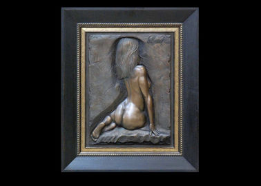 Dobra cena. Right Here Czekając na Western Bronze Sculptures Piękny design Anti Corrosion w Internecie