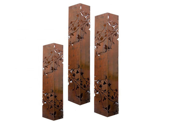 Dobra cena. Zastosowany rozmiar Rusty Metal Art Garden Corten Steel Lantern w Internecie