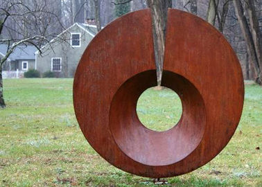 Dobra cena. Zardzewiała stalowa rzeźba Monumental Corten, abstrakcyjne rzeźby ogrodowe metalowe w Internecie
