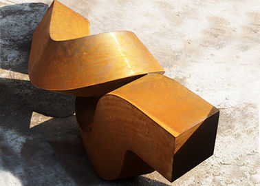 Dobra cena. Rusty Abstract Contemporary Outdoor Metal Sculpture Art Dekoracja wnętrz w Internecie