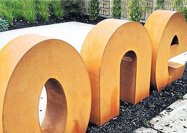 Dobra cena. Nowoczesna rzeźba Corten Steel Letters, Outdoor Metal Sculpture Garden Art w Internecie