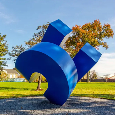 Dobra cena. Abstrakt Międzynarodowa ogromna malowana architektoniczna rzeźba z stalowej stali nierdzewnej w Internecie