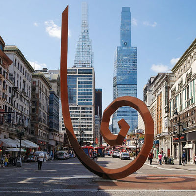 Dobra cena. Duże Rust Metal Art Outdoor Urban Park Landscape Weathering Steel Sculpture Sprzedawca w Internecie