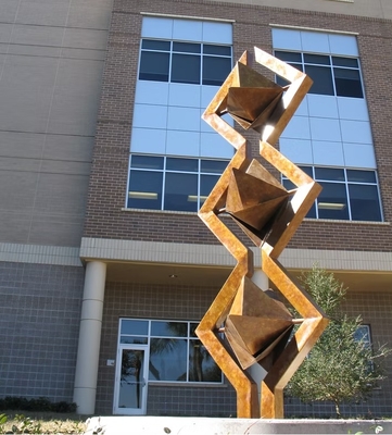 Dobra cena. Zardzewiałe dekoracje ogródki zewnętrzne fontanna wodna rzeźba ze stali corten w Internecie