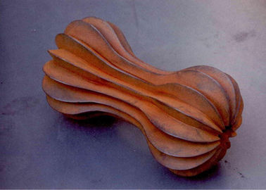 Dobra cena. Dekoracja wnętrz Metal Corten Stalowa rzeźba Rusty Craft Kształt hantle w Internecie