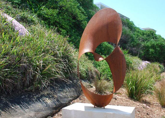 Dobra cena. Dekoracja artystyczna Corten Steel Garden Sculpture Durable Rusty Craft w Internecie