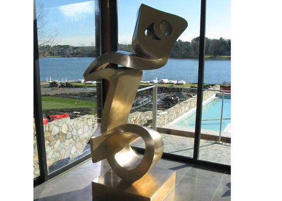 Dobra cena. Mett Finish Rzeźba ze stali nierdzewnej Wykonanie Nowoczesna dekoracja metalowa Art. No. w Internecie