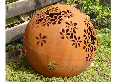 Dobra cena. Metal Garden Landscape Corten Steel Ball Sculpture Outdoor Spheres Stabilność korozyjna w Internecie
