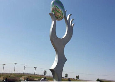 Dobra cena. Duża rzeźba ze stali nierdzewnej, dekoracja Artyści rzeźby z metalu na zewnątrz w Internecie