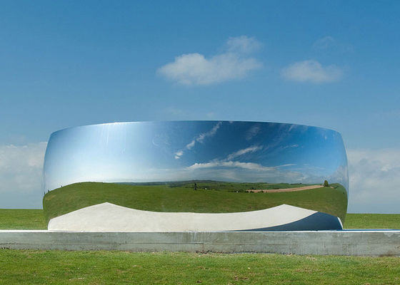 Dobra cena. Dekoracja Nowoczesne metalowe rzeźby ogrodowe Polerowane lustro ze stali nierdzewnej w Internecie