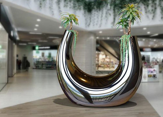 Dobra cena. Wielofunkcyjna polerowana rzeźba ze stali nierdzewnej o wysokości 130 cm w Internecie