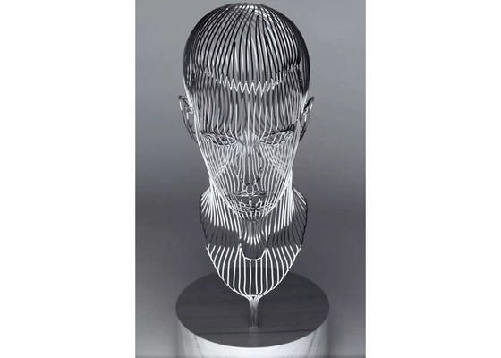 Dobra cena. Dekoracja wnętrz na zewnątrz Rzeźba ze stali nierdzewnej ze stali nierdzewnej w Internecie