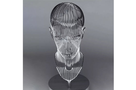 Dobra cena. Znikająca rzeźba ze stali nierdzewnej z matowym wykończeniem w Internecie