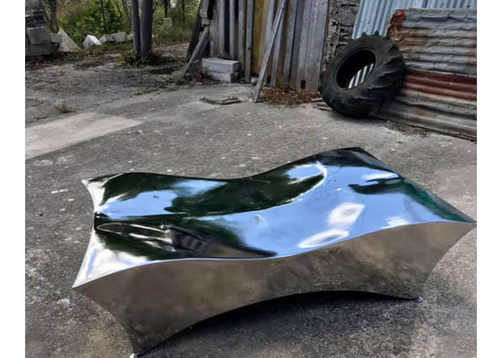 Dobra cena. SS316 Metalowa rzeźba stołu o wysokości 100 cm do wystroju ogrodu w Internecie