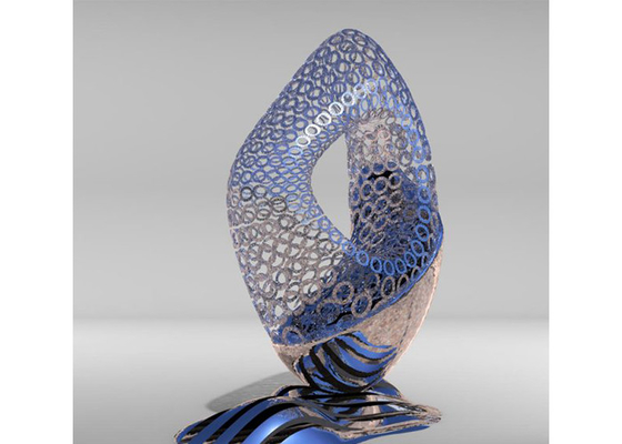 Dobra cena. Abstrakcyjna dekoracja zewnętrzna Rzeźba żaglówek ze stali nierdzewnej 316 w Internecie