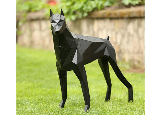 Dobra cena. Dekoracja ogrodowa Pies Rzeźba na zewnątrz z włókna szklanego, Statua Dobermana z włókna szklanego w Internecie