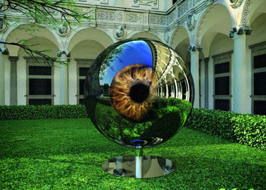jakość Eyeball Design Steel Artworks Artyści Rzeźba do dekoracji ogrodu fabryka