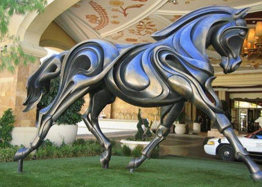 Dobra cena. Outdoor Horse Statue, Bronze Running Horse Sculpture Contemporary Design w Internecie