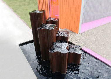 Dobra cena. Dekoracje publiczne Corten Steel Water Feature Różne rozmiary odporne na warunki atmosferyczne w Internecie