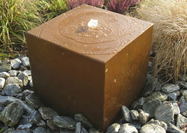 Dobra cena. Metalowy stół do podlewania Art Corten ze stali, Wytrzymała stalowa fontanna Corten w Internecie