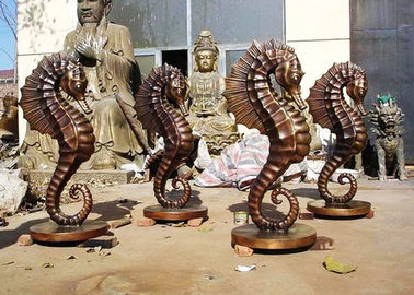 Dobra cena. Dostosowany rozmiar brązu posąg do dekoracji ogrodu Hippocampus Design w Internecie