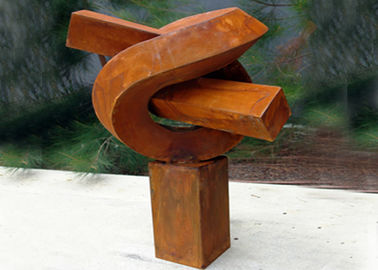 Dobra cena. Creative Modern Public Rusted Corten Stalowa rzeźba do celów komercyjnych w Internecie