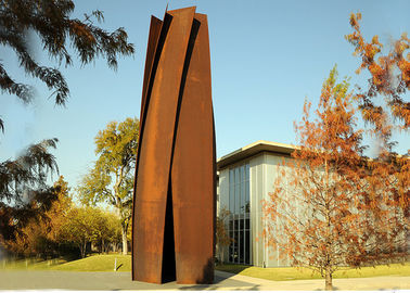 Dobra cena. Anti Corrosion Garden Art Corten Stalowy kształt rzeźby Rusty Finish w Internecie